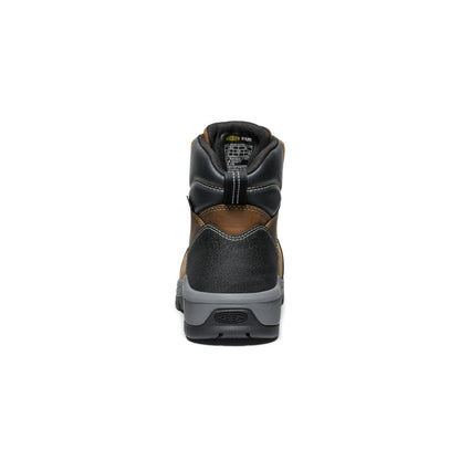 Keen Online | Men's CSA Evanston 6" Waterproof Boot (Carbon Toe) Bison/Black