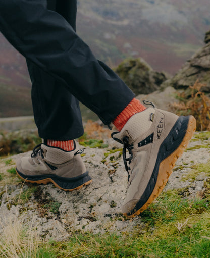 Keen Discount | Men's Hightrail Waterproof Hiking Boot Safari/Steel Grey