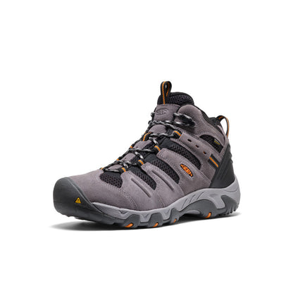 Keen Hot style | Men's Headout Waterproof Hiking Boot Magnet/Orange Pepper