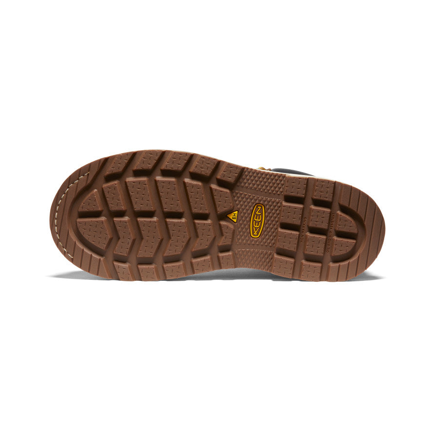 Keen Discount | Men's Cincinnati 6" Waterproof 90° Heel Boot (Carbon Toe) Belgian/Sandshell