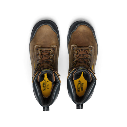 Keen Hot style | Men's Evanston 8" Insulated Waterproof Boot (Soft Toe) Bison/Black