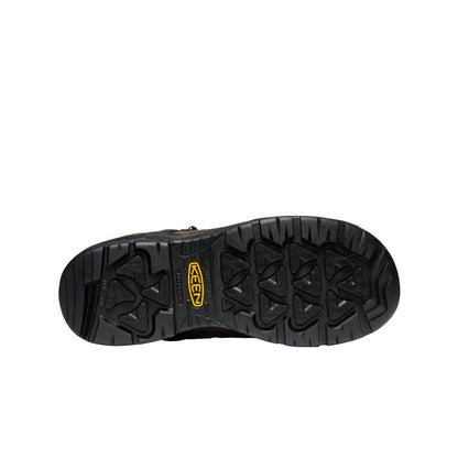 Keen | Men's Dover 8" Insulated Waterproof Boot (Carbon Toe) Dark Earth/Black