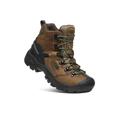 Keen Sale | Men's Pittsburgh Energy 6" Waterproof Boot (Soft Toe) Cascade Brown/Greener Pastures