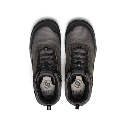 Keen | Men's Skokie Waterproof Work Boot (Carbon Toe) Magnet/Black