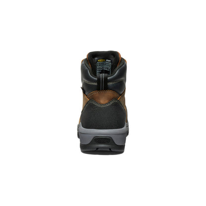Keen Discount | Men's Evanston 6" Waterproof Boot (Carbon Toe) Bison/Black