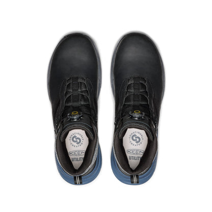 Keen | Men's Snapline RF Waterproof Boot (Carbon Toe) Vintage Indigo/Black