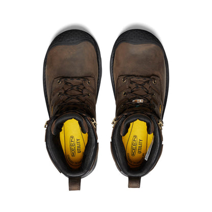 Keen Sale | Men's CSA Camden 6" Waterproof Boot (Carbon Toe) Dark Earth/Black