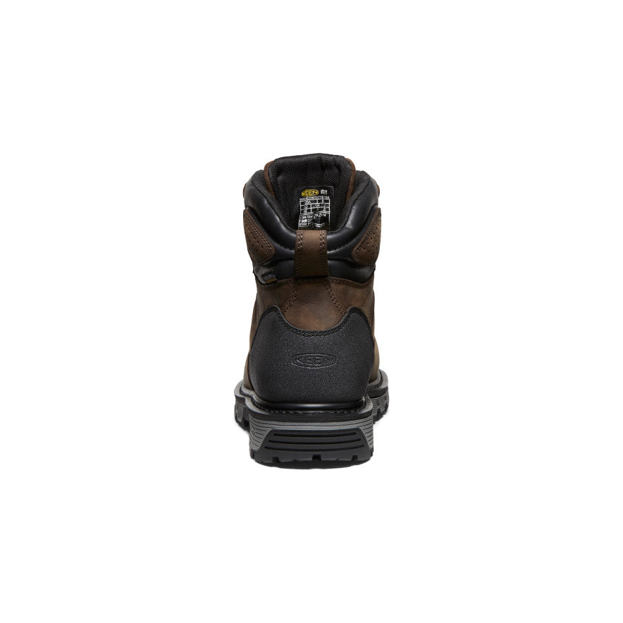 Keen Sale | Men's CSA Camden 6" Waterproof Boot (Carbon Toe) Dark Earth/Black