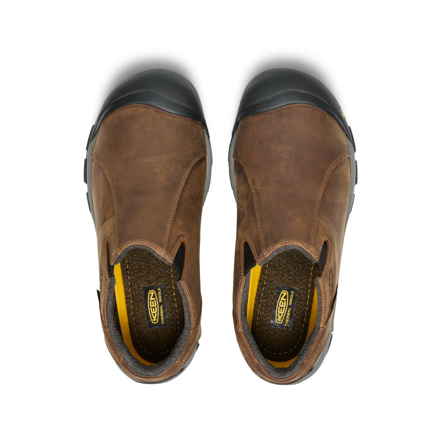 Keen | Men's Brixen Waterproof Shoe Wide Slate Black/Madder Brown
