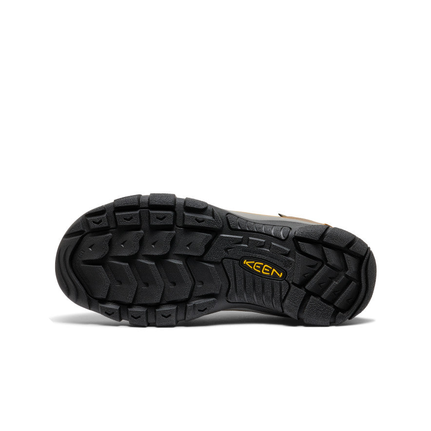Keen | Men's Brixen Waterproof Shoe Wide Slate Black/Madder Brown