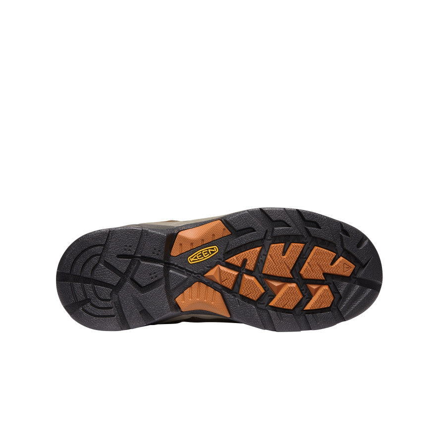Keen Discount | Men's Detroit XT Waterproof Boot (Soft Toe) Black Olive/Leather Brown