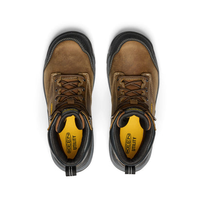 Keen On sale | Men's Evanston 6" Waterproof Boot (Soft Toe) Bison/Black