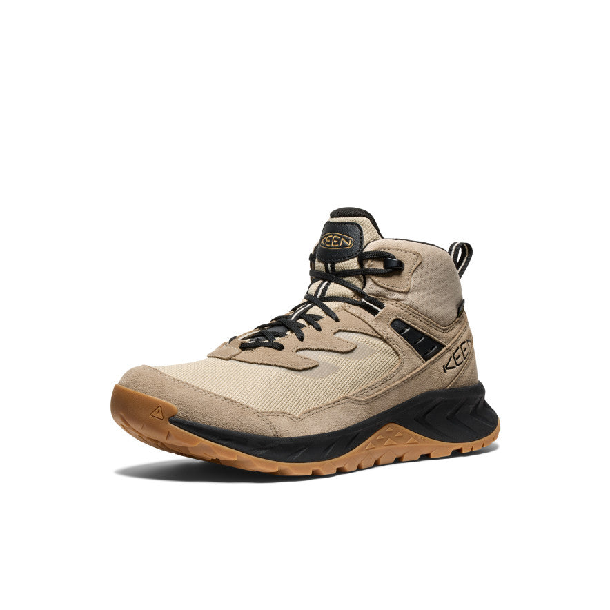 Keen Popular style | Men's Hightrail Waterproof Wide Hiking Boot Brindle/Oak Buff