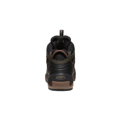 Keen | Men's Headout Waterproof Hiking Boot Black Olive/Fossil Orange