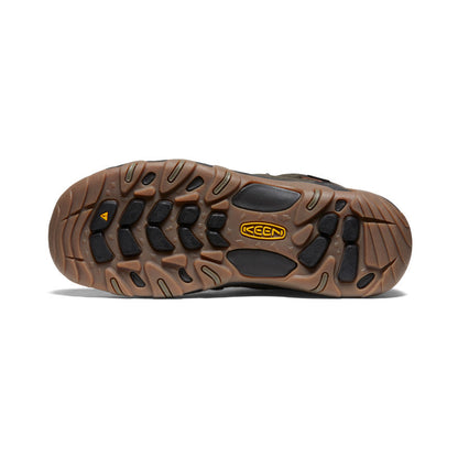Keen | Men's Headout Waterproof Hiking Boot Black Olive/Fossil Orange
