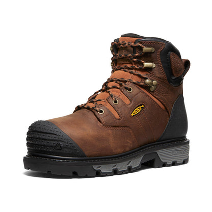 Keen Online | Men's Camden 6" Waterproof Boot INT MET (Carbon Toe) Leather Brown/Black