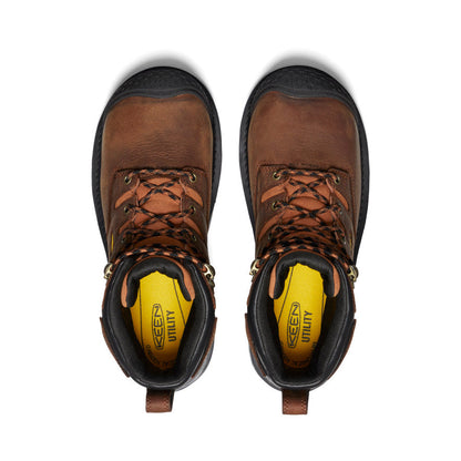 Keen Online | Men's Camden 6" Waterproof Boot INT MET (Carbon Toe) Leather Brown/Black