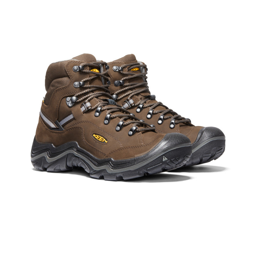 Keen Discount | Men's Durand II Waterproof Boot Cascade Brown/Gargoyle
