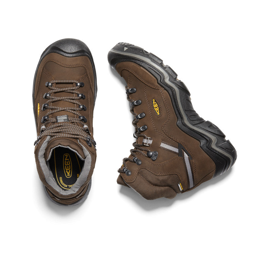 Keen Discount | Men's Durand II Waterproof Boot Cascade Brown/Gargoyle