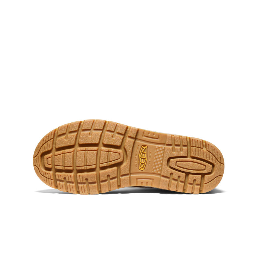 Keen Outlet | Men's San Jose 6" Waterproof 90° Heel Boot (Soft Toe) Bistre/Gum