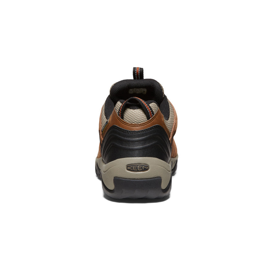 Keen Hot style | Men's Headout Waterproof Hiking Shoe Bison/Fossil Orange