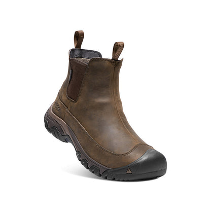 Keen New | Men's Anchorage III Waterproof Boot Wide Dark Earth/Mulch