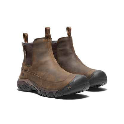 Keen New | Men's Anchorage III Waterproof Boot Wide Dark Earth/Mulch