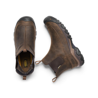 Keen New | Men's Anchorage III Waterproof Boot Wide Dark Earth/Mulch