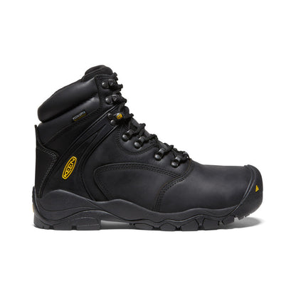 Keen On sale | Men's Louisville 6" Waterproof Boot (Steel Toe) Black