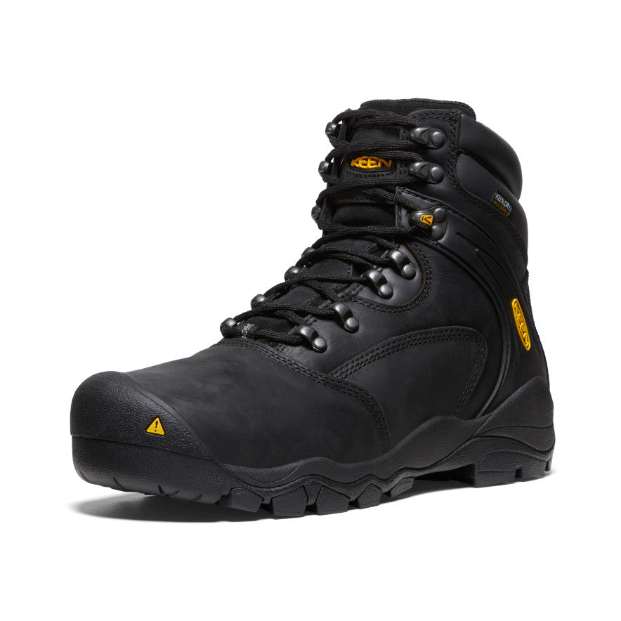 Keen On sale | Men's Louisville 6" Waterproof Boot (Steel Toe) Black