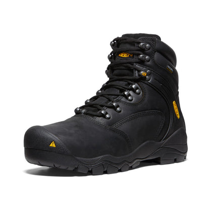 Keen On sale | Men's Louisville 6" Waterproof Boot (Steel Toe) Black