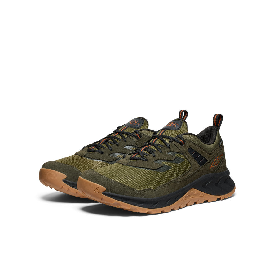 Keen Hot style | Men's Hightrail Waterproof Hiking Shoe Winter Moss/Gold Flame