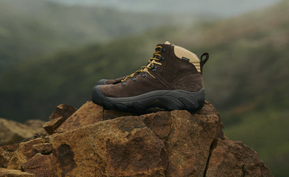 Keen Near Me | Men's Pyrenees Waterproof Hiking Boot x Mountain Research Mountain Research Brown