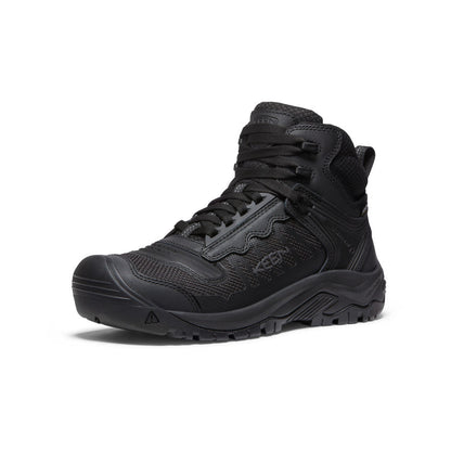 Keen | Men's Reno Waterproof Mid (Soft Toe) Black/Black