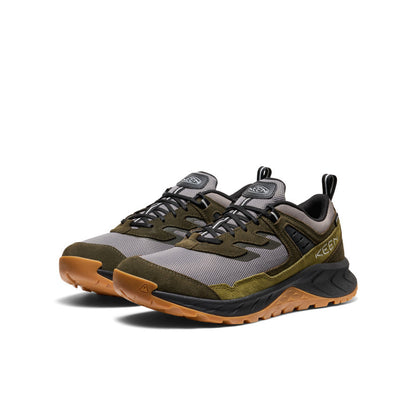 Keen Online | Men's Hightrail Waterproof Hiking Shoe Steel Grey/Forest Night