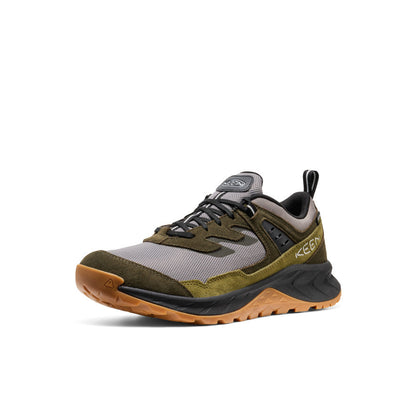 Keen Online | Men's Hightrail Waterproof Hiking Shoe Steel Grey/Forest Night