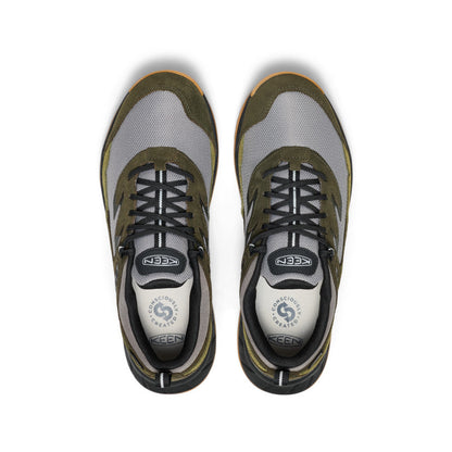 Keen Online | Men's Hightrail Waterproof Hiking Shoe Steel Grey/Forest Night