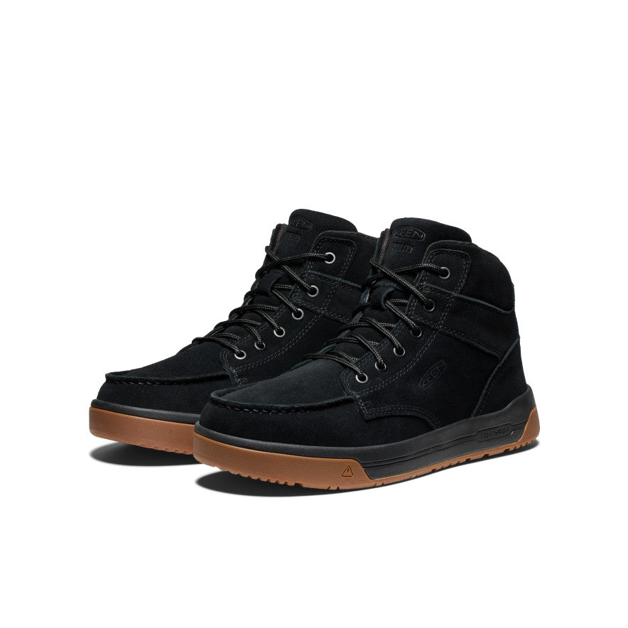 Keen Discount | Men's Gibson Boot (Soft Toe) Black/Gum