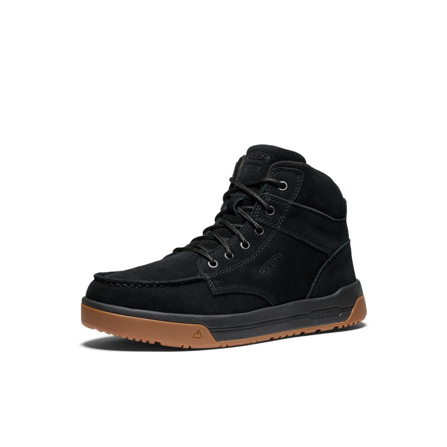 Keen Discount | Men's Gibson Boot (Soft Toe) Black/Gum