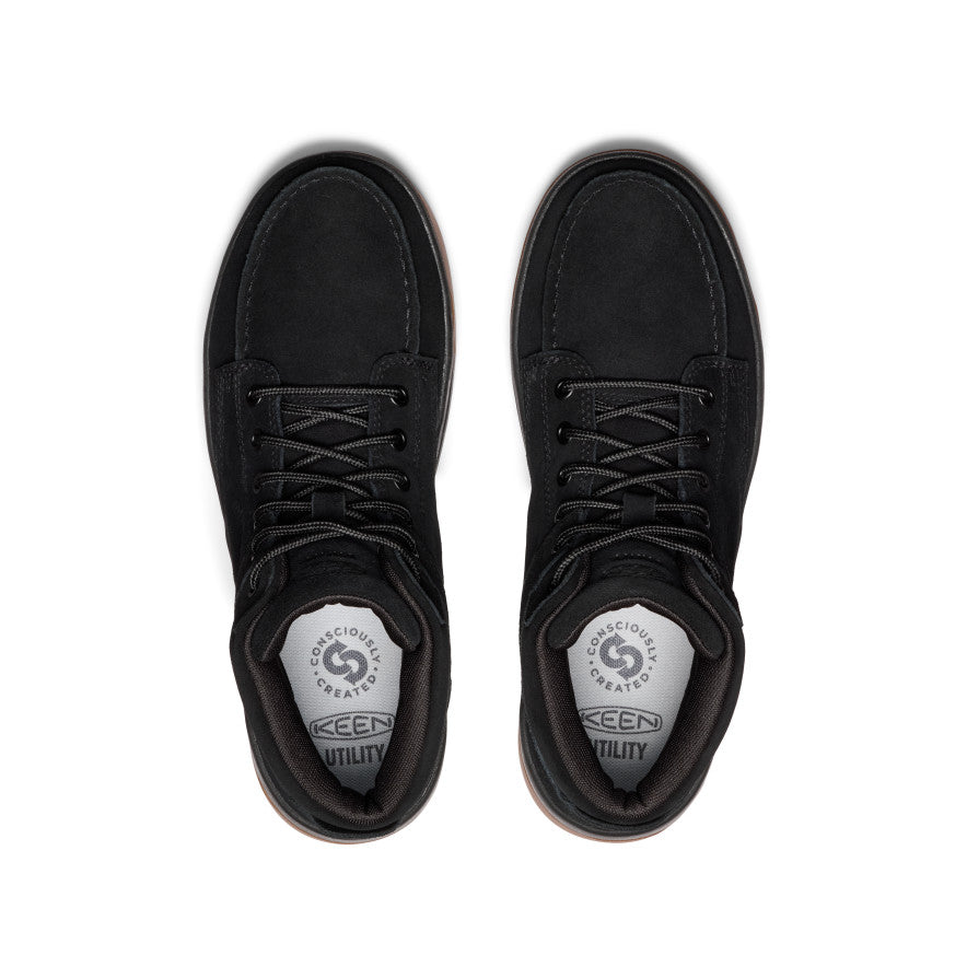 Keen Discount | Men's Gibson Boot (Soft Toe) Black/Gum