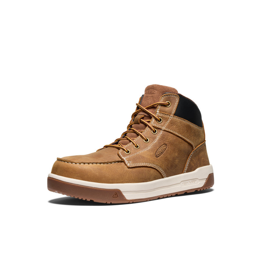 Keen Outlet | Men's Gibson Boot (Carbon Toe) Belgian/Gum