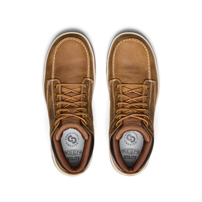 Keen Outlet | Men's Gibson Boot (Carbon Toe) Belgian/Gum