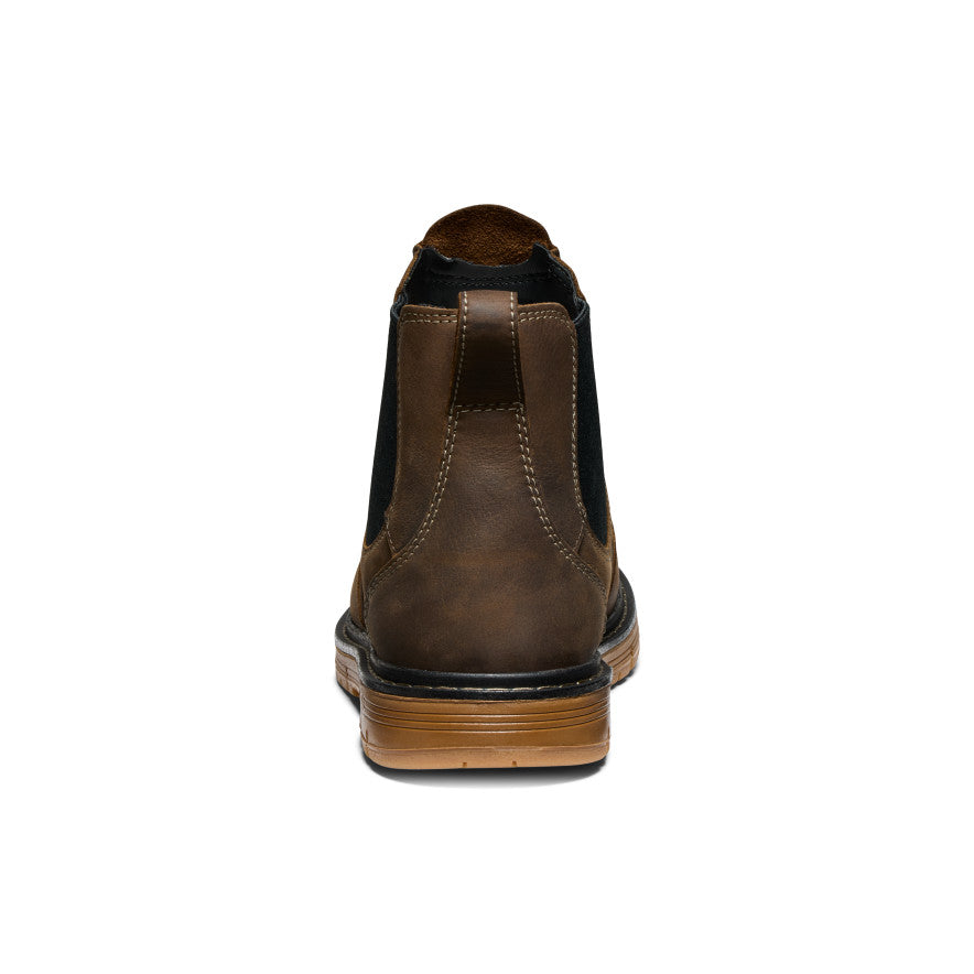 Keen Hot style | Men's San Jose Chelsea 90° Heel Boot (Aluminum Toe) Cascade Brown/Gum