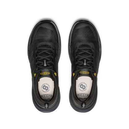 Keen New | Men's Speedworks Work Sneaker (Carbon Toe) Black/Steel Grey