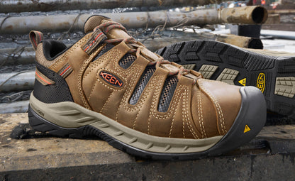 Keen On sale | Men's Flint II (Steel Toe) Gargoyle/Paloma