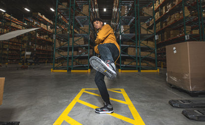 Keen Outlet | Men's Overton Mid Work Shoe (Carbon Toe) Steel Grey/Black