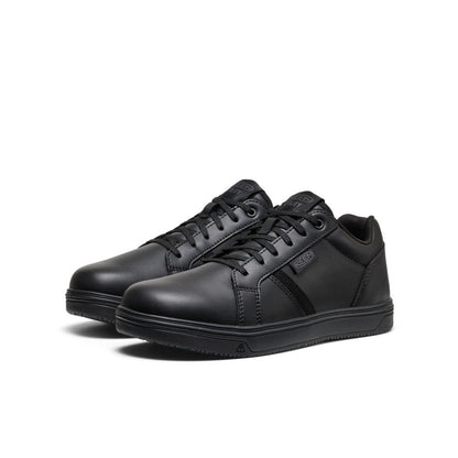 Keen | Men's Kenton WTX Work Shoe (Soft Toe) Black/Black