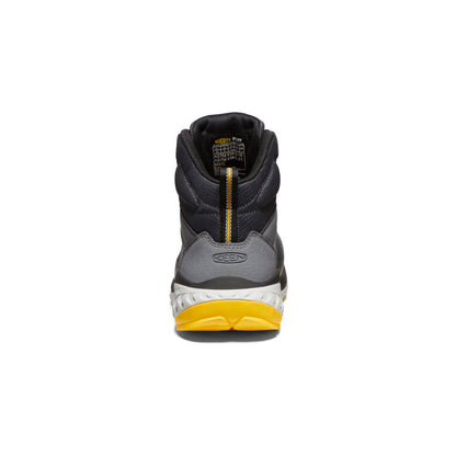 Keen Online | Men's Arvada Mid Work Sneaker (Carbon Toe) Black/Keen Yellow