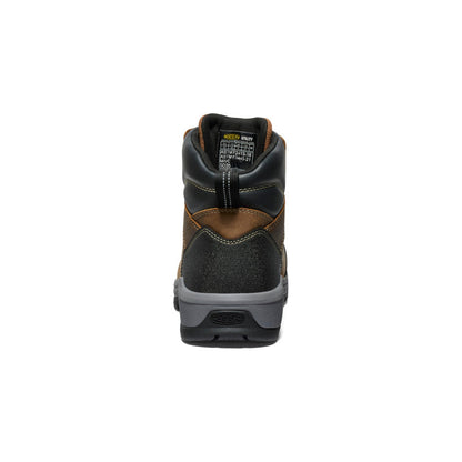 Keen On sale | Men's Evanston 6" ESD Boot (Carbon Toe) Bison/Black