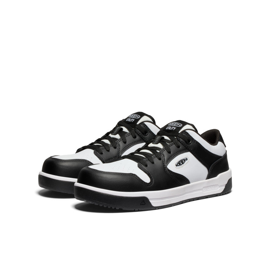 Keen Hot style | Men's Overton Work Shoe (Carbon Toe) Star White/Black